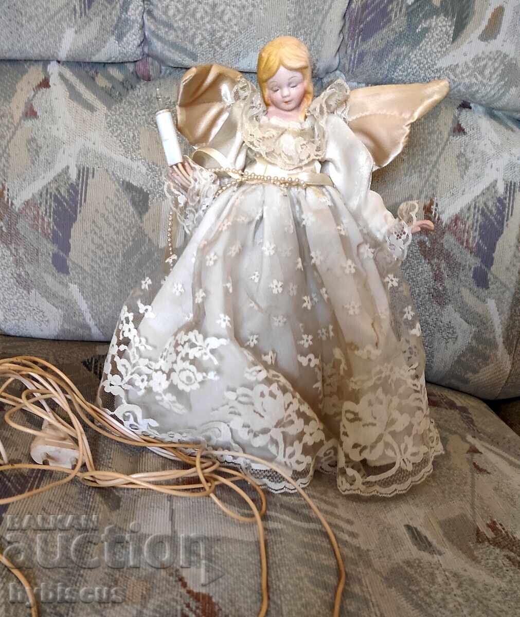 Christmas angel with lights from the 70s with price € 50.00 | 97.79 BGN Christmas angel with lights from the 70s with price € 50.00 | 97.79 BGN