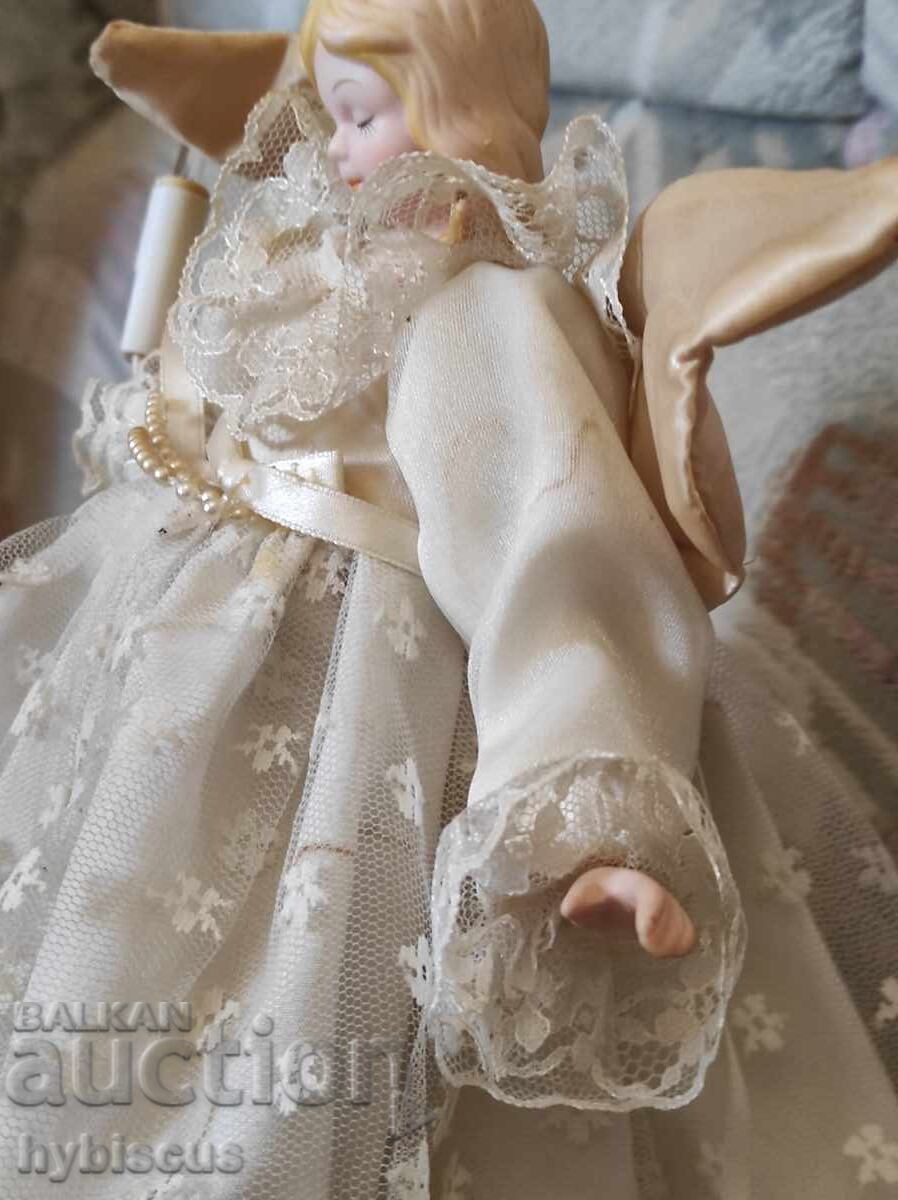 Παράδοση Χριστουγεννιάτικος άγγελος με φώτα από τη δεκαετία του '70