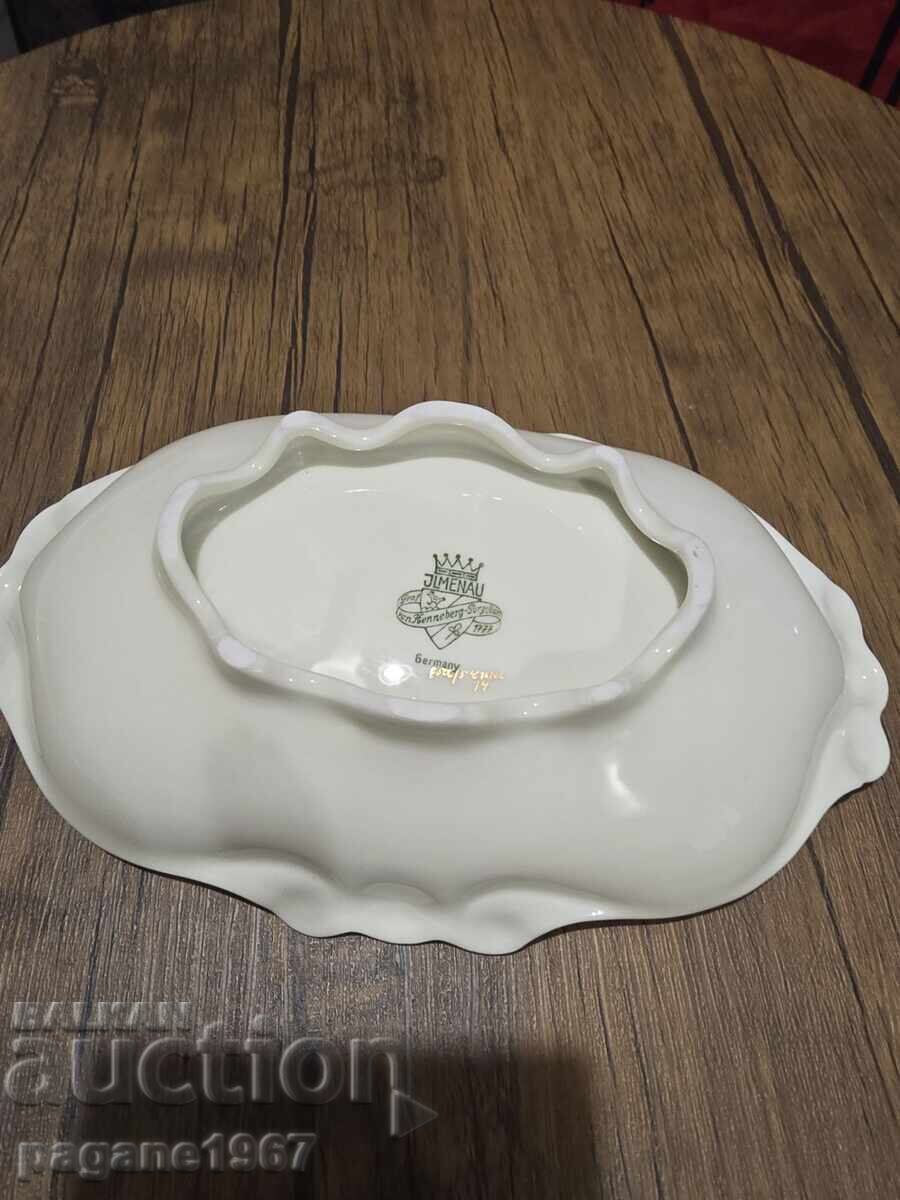 Αντίκα πορσελάνινη γερμανική πιατέλα - 6