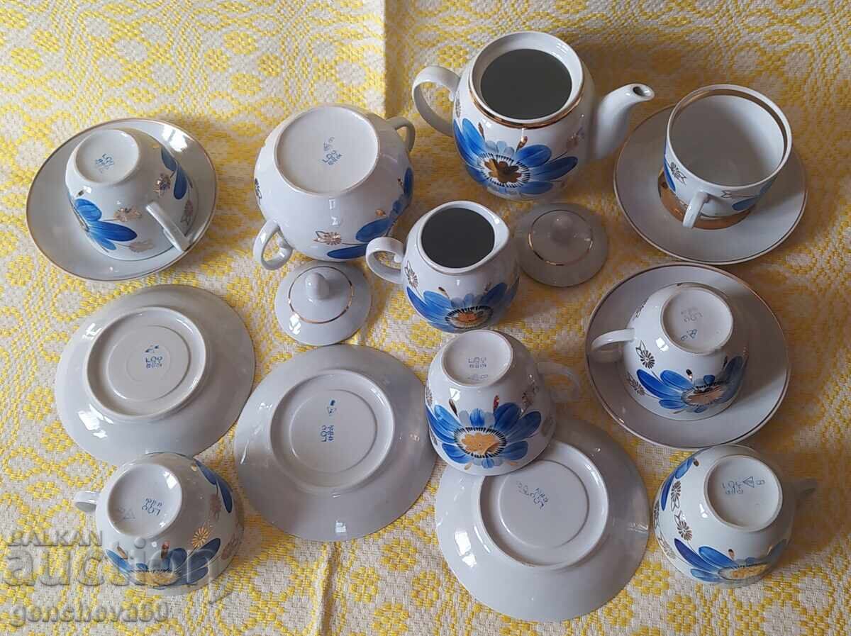 Perfect Tea Set - Baranovsky Porcelain Factory USSR - 5