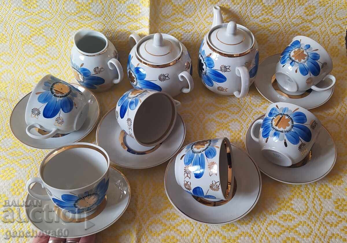 Perfect Tea Set - Baranovsky Porcelain Factory USSR - 7