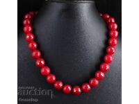 BZTs! 634 ct. end-to-end ruby-corundum necklace from 1st!