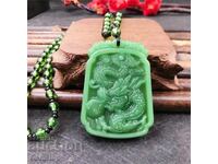 BZTs! 145k-t Natural Pendant Amulet Jade Dragon from 1st!