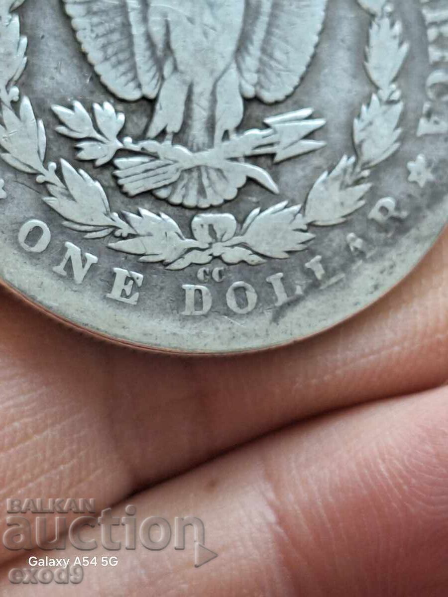 Δημοπρασία Ασημένιο Morgan Δολάριο 1879 CC / ΗΠΑ Δημοπρασία Ασημένιο Morgan Δολάριο 1879 CC / ΗΠΑ