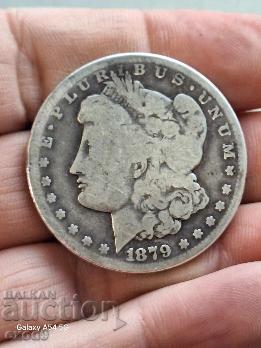 Ασημένιο Morgan Δολάριο 1879 CC / ΗΠΑ Ασημένιο Morgan Δολάριο 1879 CC / ΗΠΑ