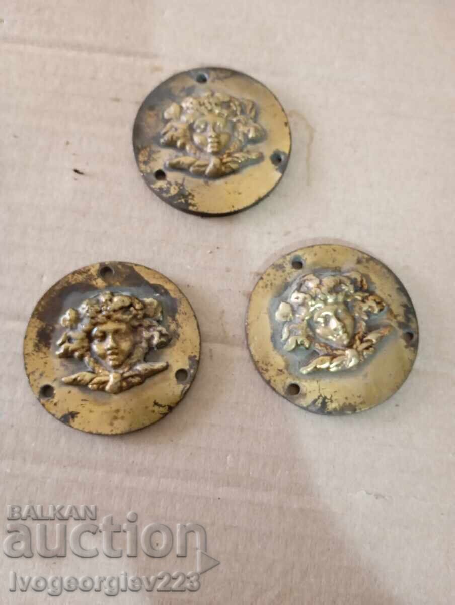 Three Baroque Ornaments, Appliques