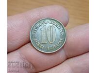10 perechi Iugoslavia 1965