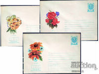 1986 P 2424/8 - Flowers, set of 5 pcs