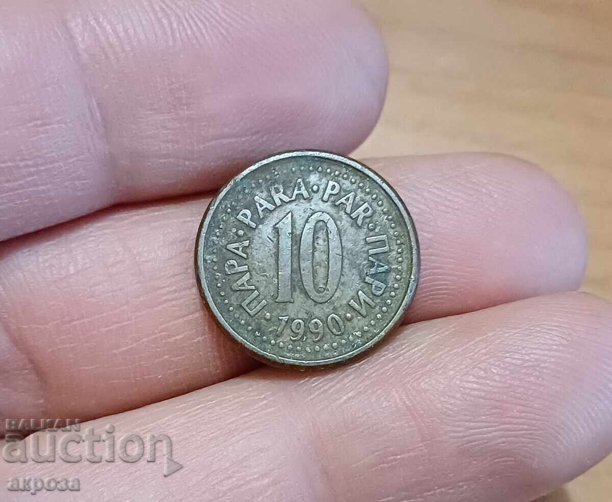 10 perechi Iugoslavia 1990