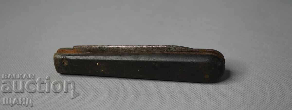 Bŭlgarsko Παλιό πτυσσόμενο τσεπάκι Μαχαίρι Μαχαίρι Δρεπάνι Σφυρί - 5