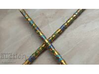Ξυλάκια, ραβδιά για φαγητό, Cloisonné, επιχρύσωση, κόκαλο, σούσι