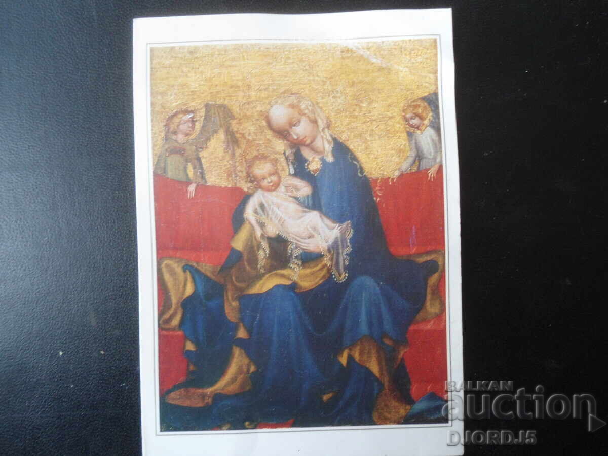 Madonna of Jindrichuv Hradec, Old postcard