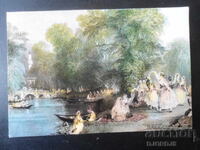 La Muzeul Palatului Topkapi, Istanbul, Card poștal vechi