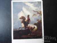 A.O. Orlovsky /1777 - 1832/, Polish Rider, Old postcard