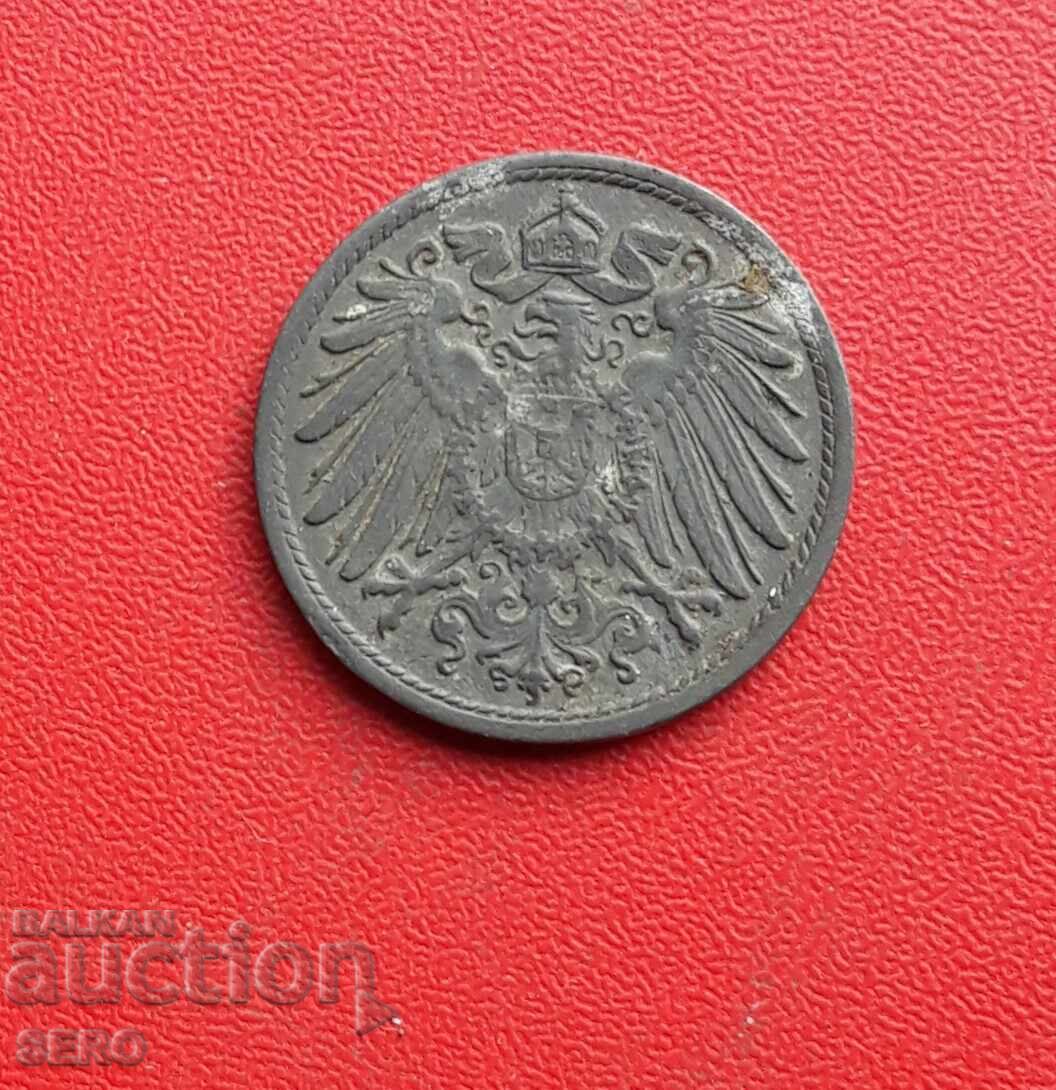 Γερμανία - 10 πφένιχ 1919 με τιμή 0.50 BGN | € 0.26