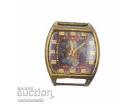 Дамски часовник ЛЪЧ СССР с позлата 10 Мк  -  не работи