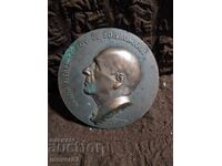 Old bronze plaque. Winemaking. France