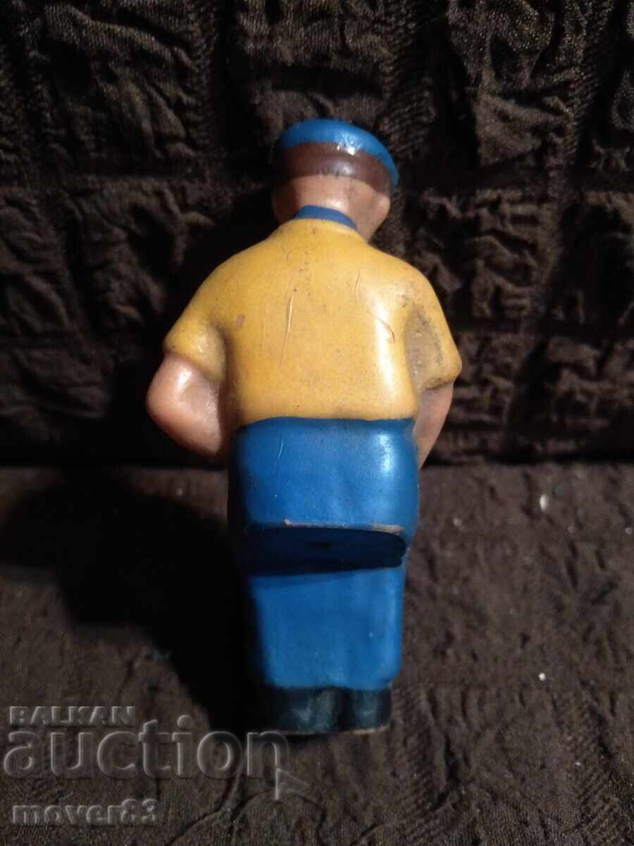 Auction Old rubber figurine Auction Old rubber figurine
