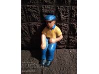 Old rubber figurine