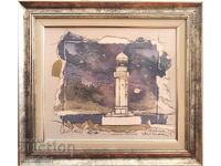 Georgi Lechev (1949-2025) painting - 42 x 47 cm. + gift!