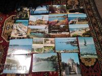 Postcards Bulgaria. Inscribed. 18 pieces