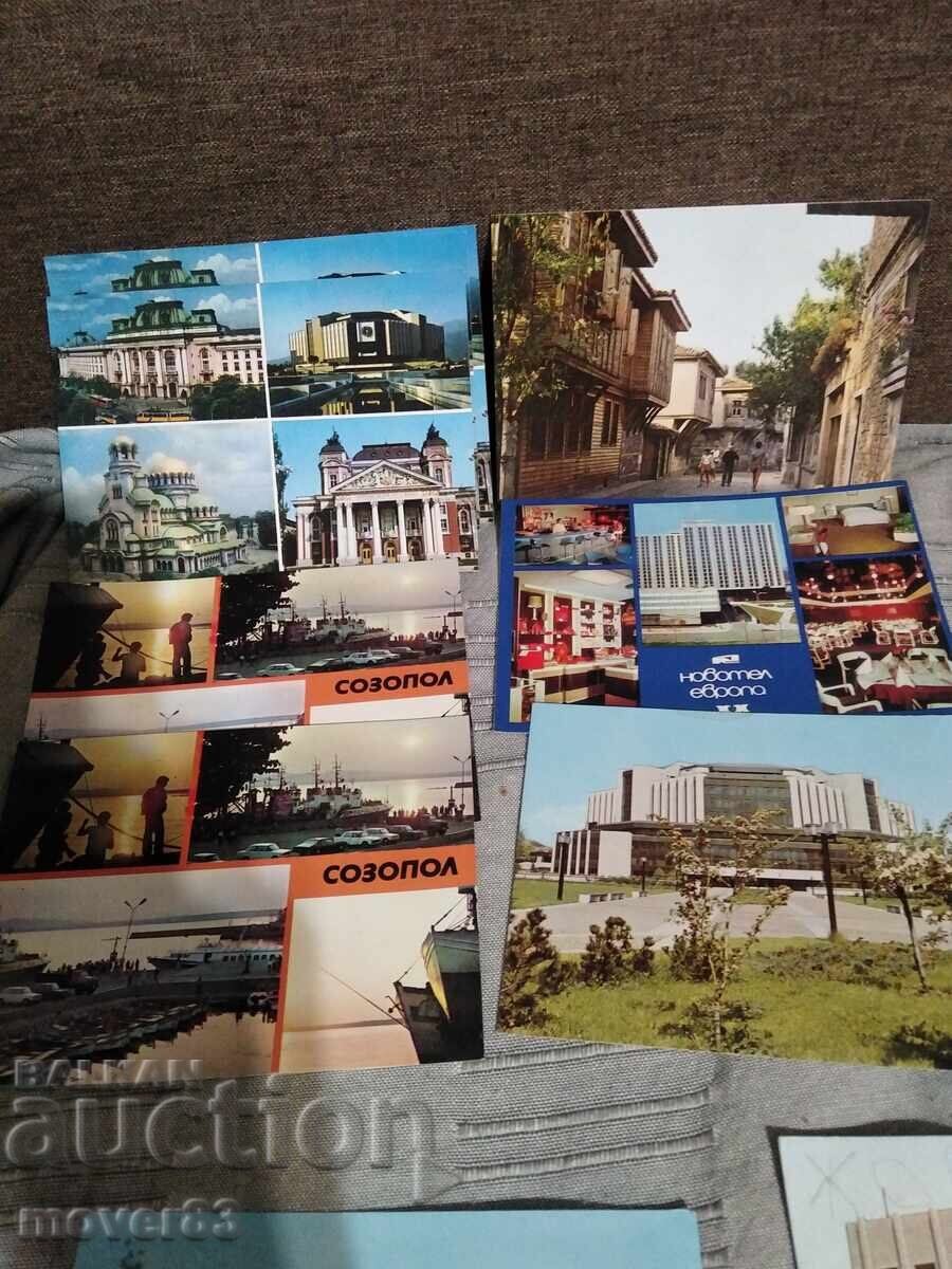 Auction Bulgaria Postcards. Unsigned. 14 pieces Auction Bulgaria Postcards. Unsigned. 14 pieces