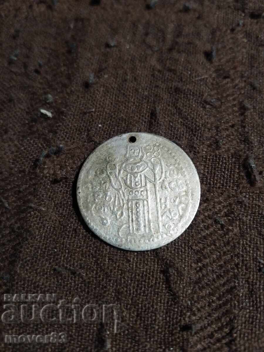 Pendant. Bronze. Silver-plated Pendant. Bronze. Silver-plated