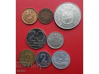 Lot mixt de 8 monede