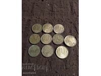 Coins 10 leva 1997. 10 pieces