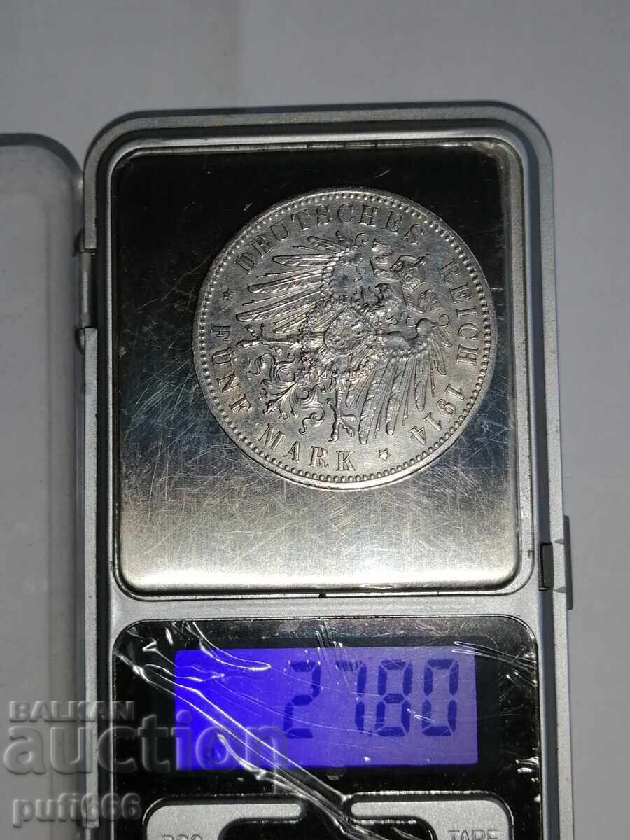 5 марки 1914 - 5