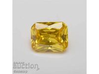 BZC! 4.25 ct. safir radiant de difuzie de la 1st!