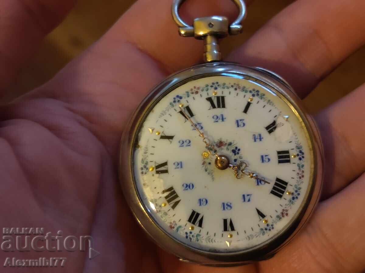 Silver Pocket Watch - Working with price 79.90 BGN | € 40.85