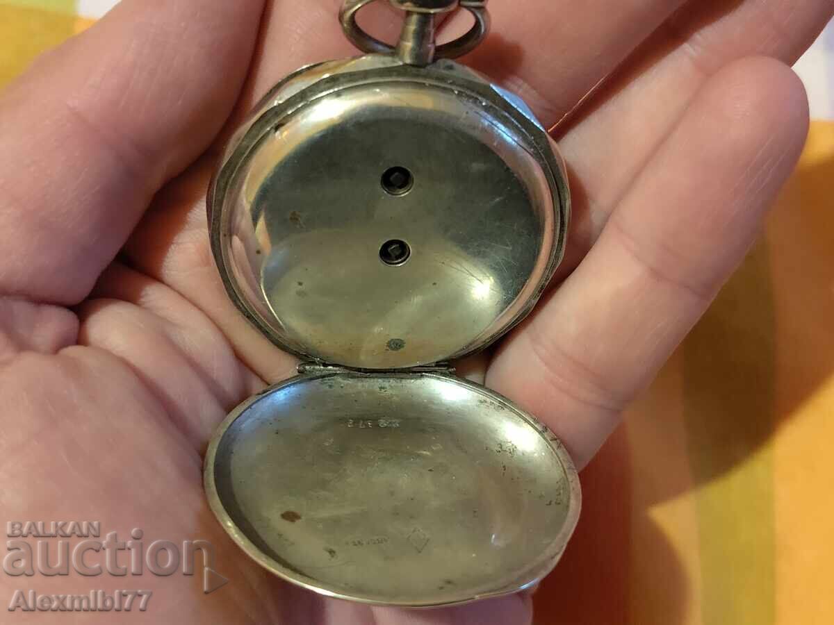 Silver Pocket Watch - Working - 5