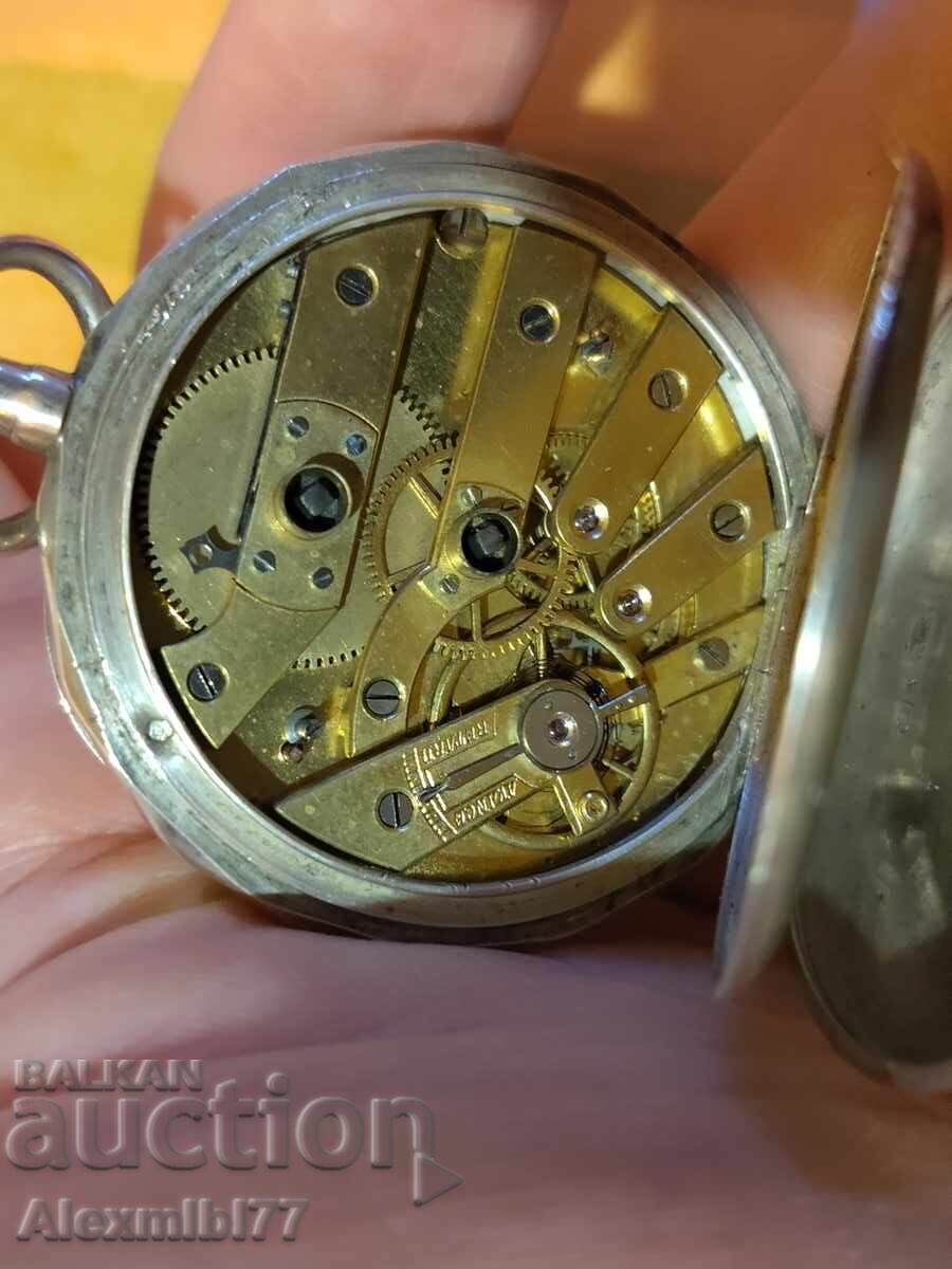 Silver Pocket Watch - Working - 7