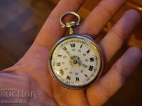 Silver Pocket Watch - Working