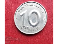 Germania-GDR-10 Pfennig 1953 A-Berlin