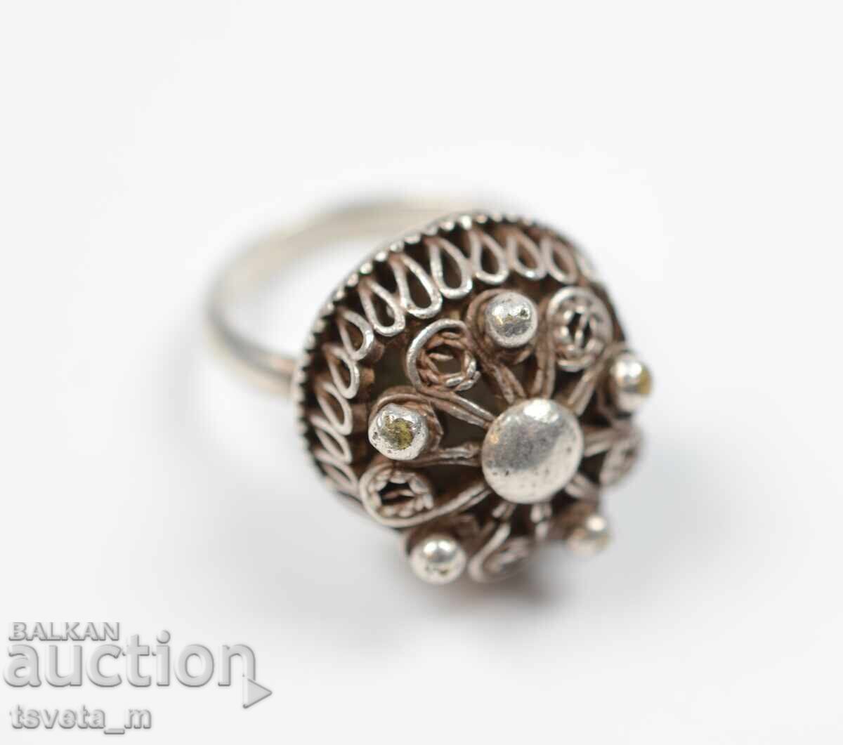 Αρχαίο ασημένιο δαχτυλίδι Βασίλειο της Βουλγαρίας 6,6 γρ Αρχαίο ασημένιο δαχτυλίδι Βασίλειο της Βουλγαρίας 6,6 γρ