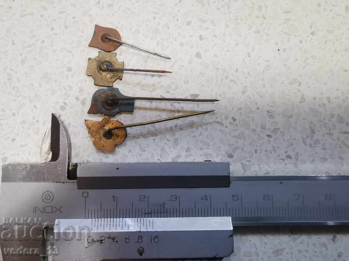 Auction  LOT BADGES-EMAILBRONZE