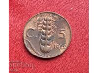 Italia - 5 cenți 1922