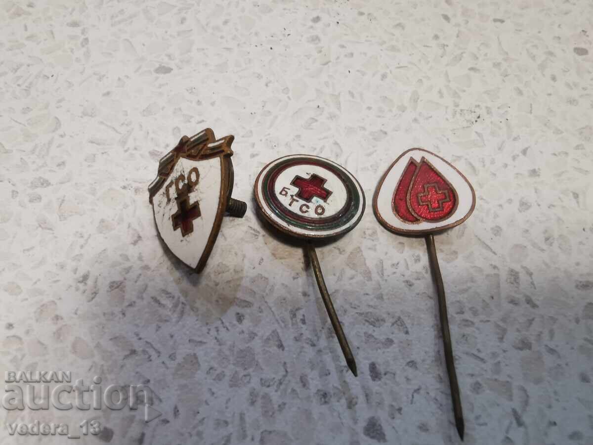 LOT INSIGNE-EMAILBRONZ