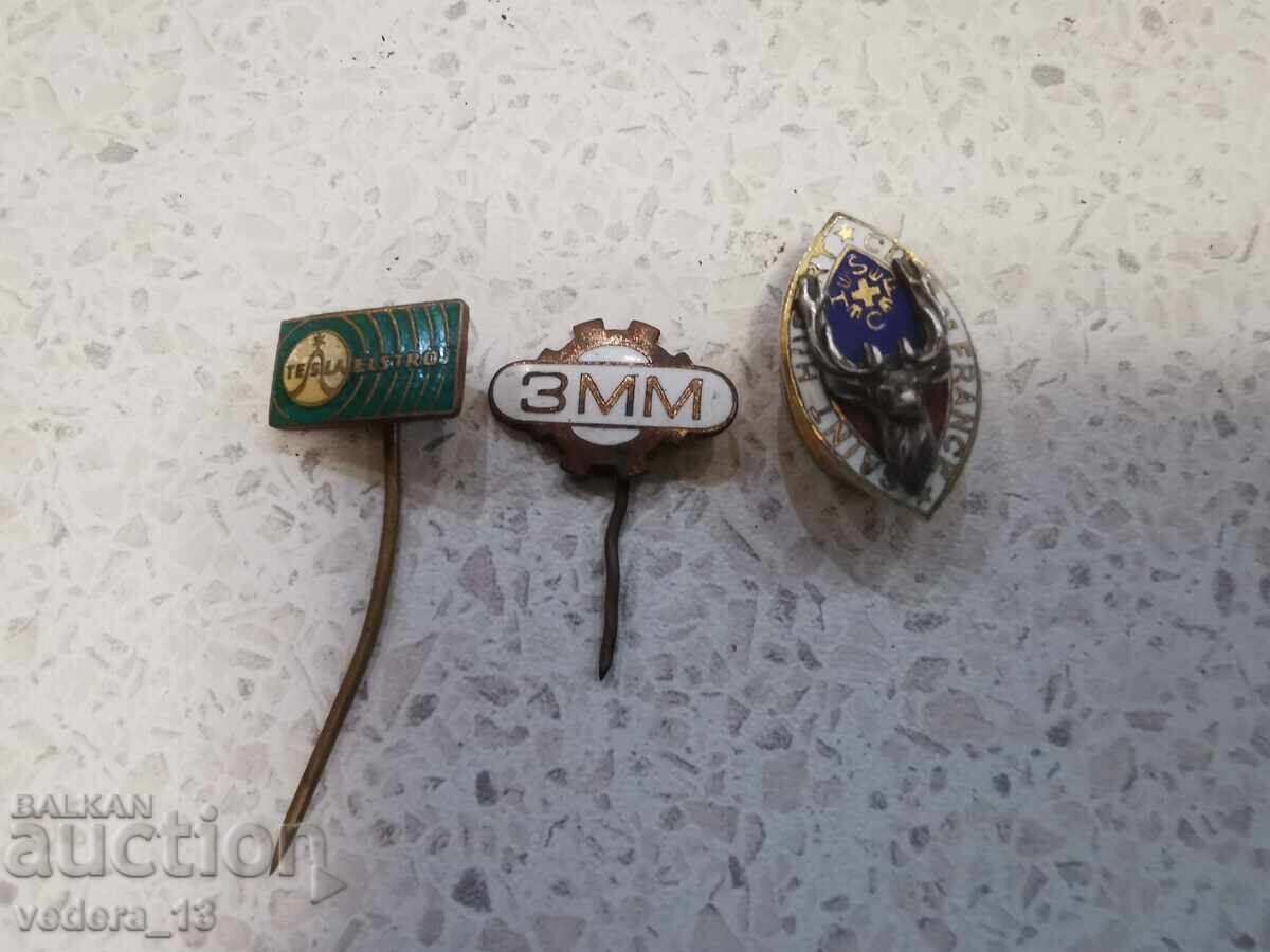 LOT INSIGNE-EMAILBRONZ