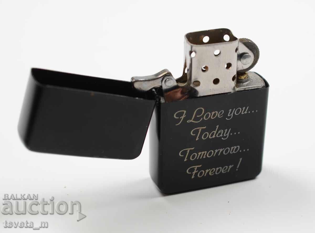 Auction  Metal ZIPPO type gasoline lighter