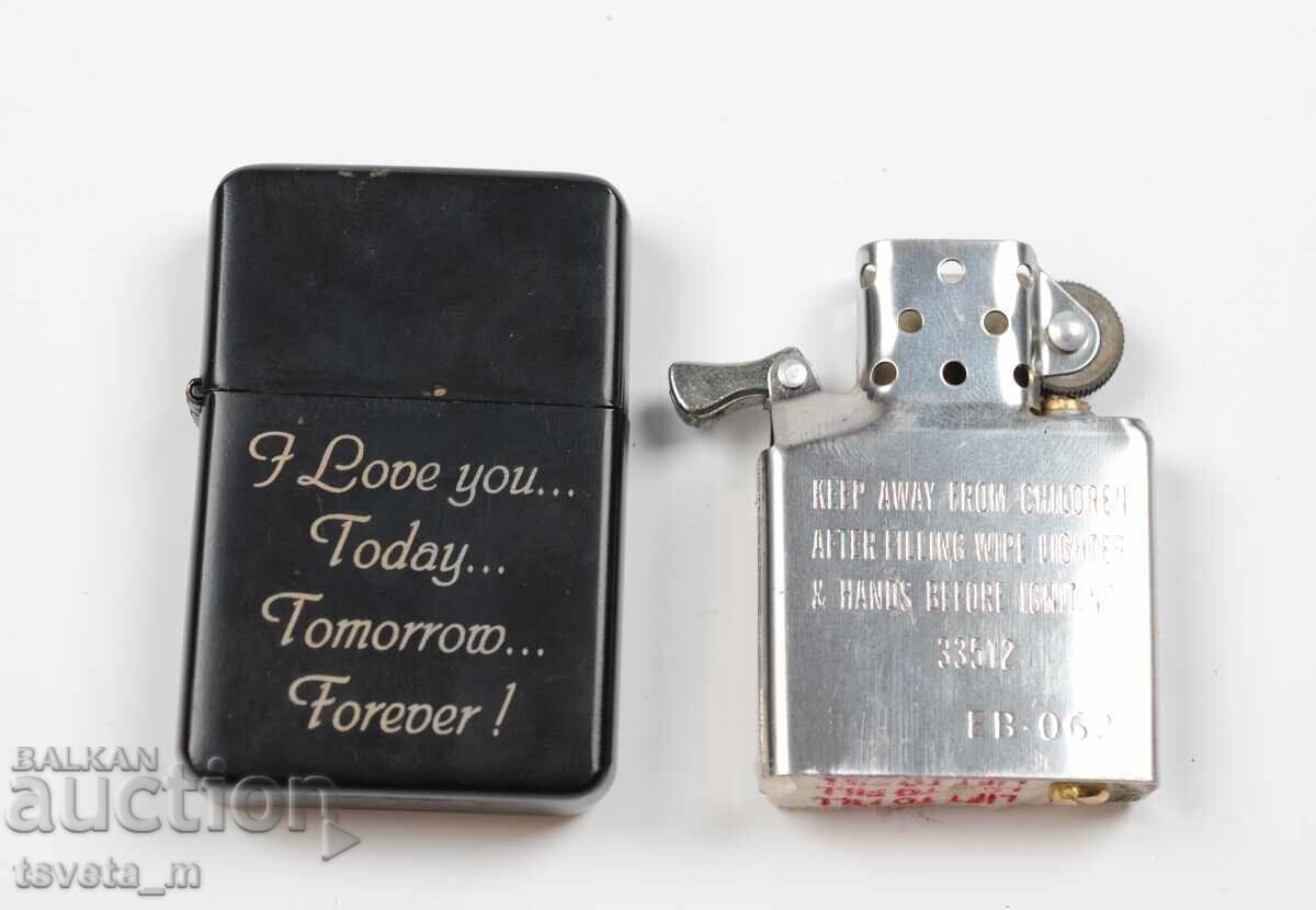 Brichetă pe benzină tip ZIPPO metalică - 5