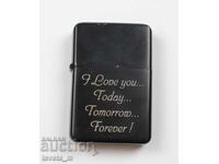 Brichetă pe benzină tip ZIPPO metalică