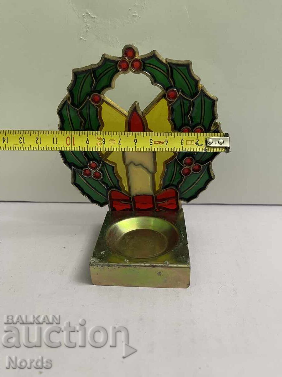 Metal Christmas candle holder - 5 Metal Christmas candle holder - 5