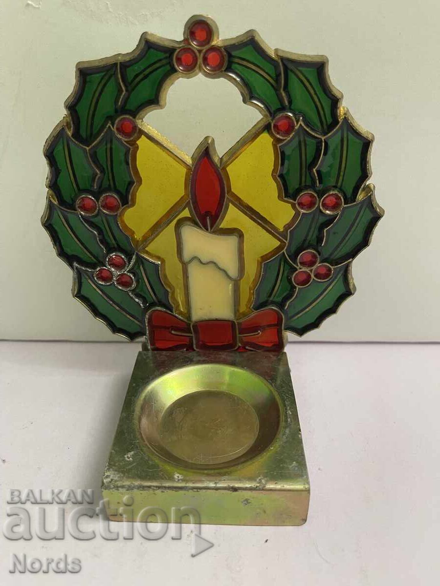 Metal Christmas candle holder Metal Christmas candle holder