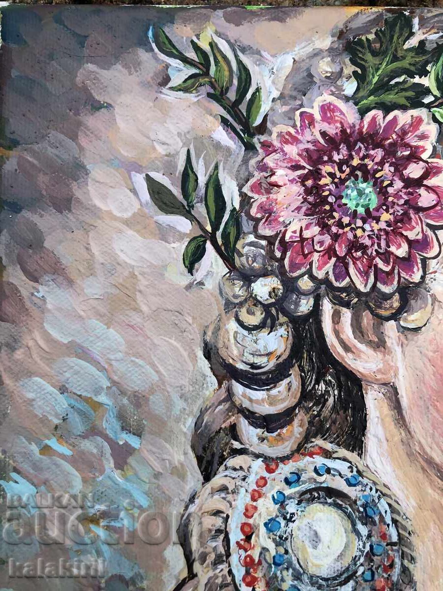 Licitație Bulgăroaică cu garoafe și bănuți