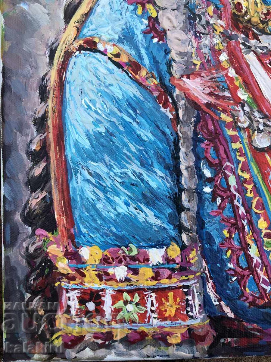 Livrarea Bulgăroaică cu garoafe și bănuți