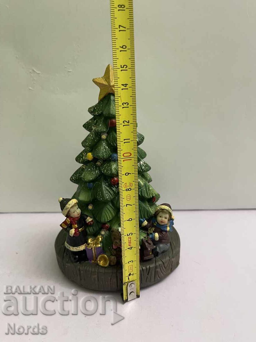 Коледна фигурка Светеща елха - 5