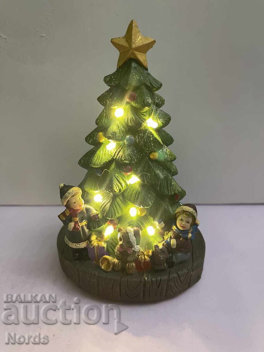 Коледна фигурка Светеща елха